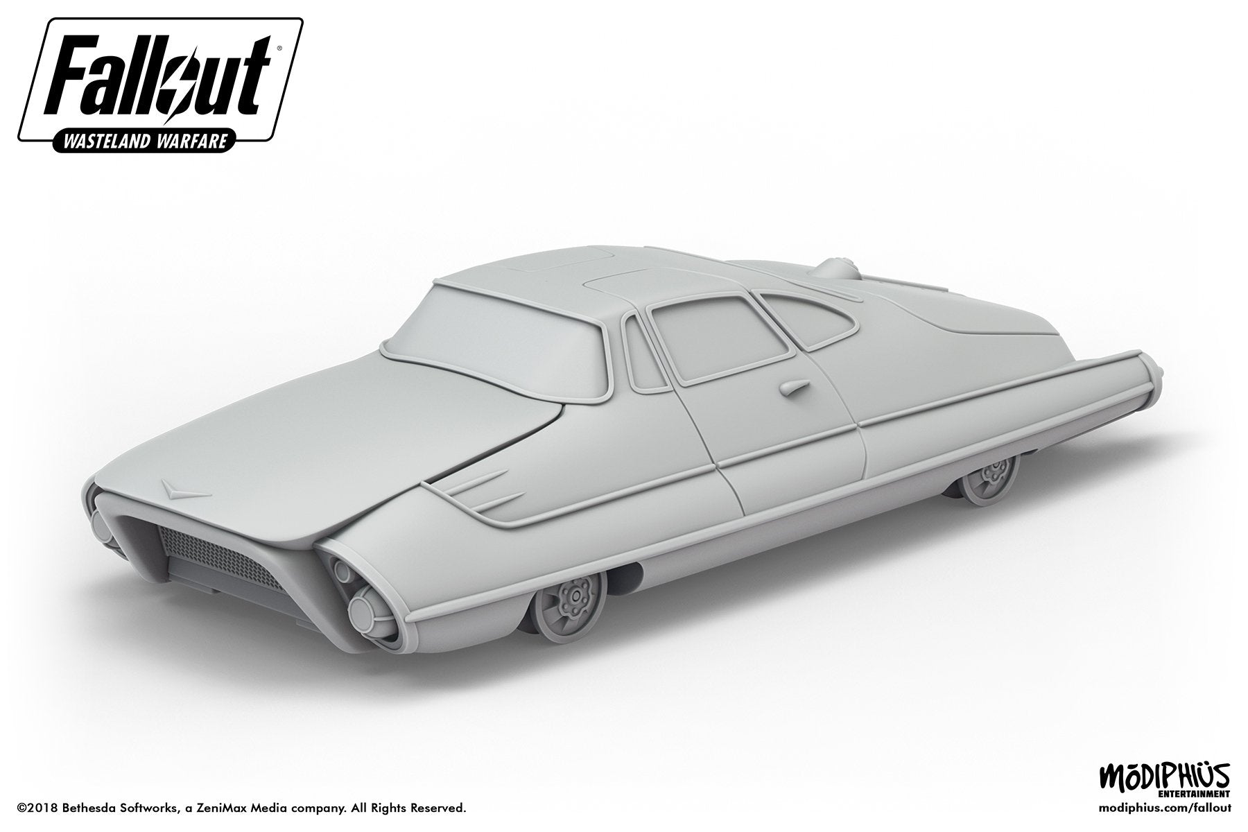Fallout: Wasteland Warfare - Terrain Expansion: Corvega Coupe STL