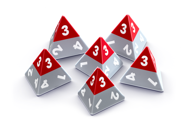 Triangle Agency Dice Set (6d4)