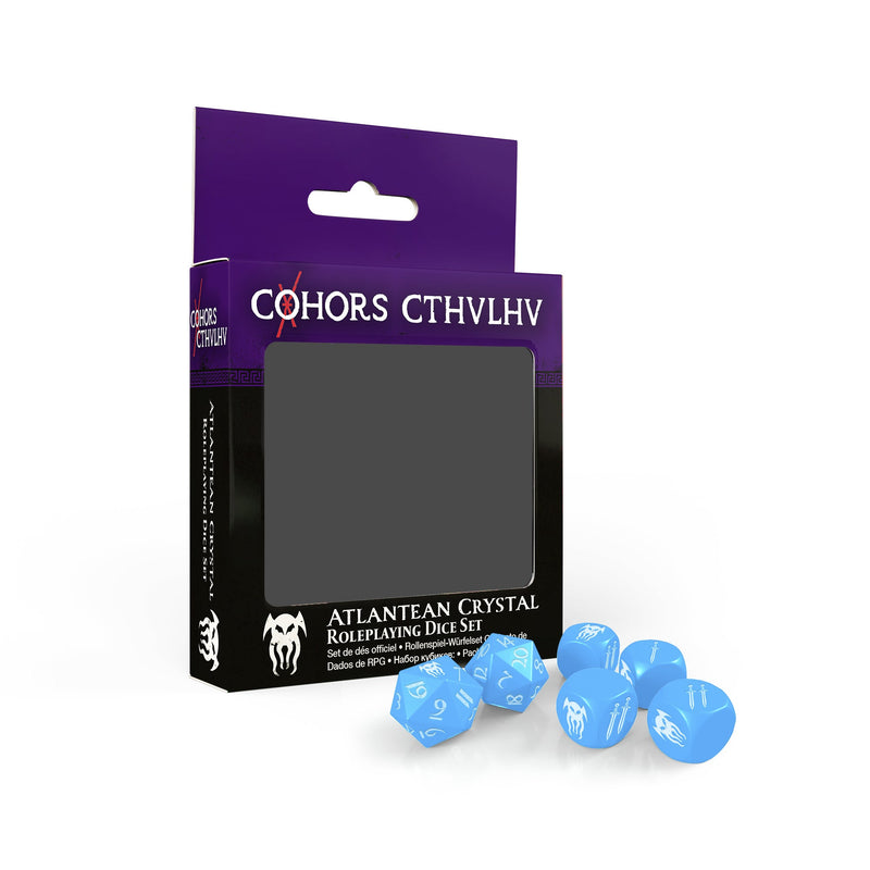 Cohors Cthulhu RPG Atlantean Crystal Dice Pack