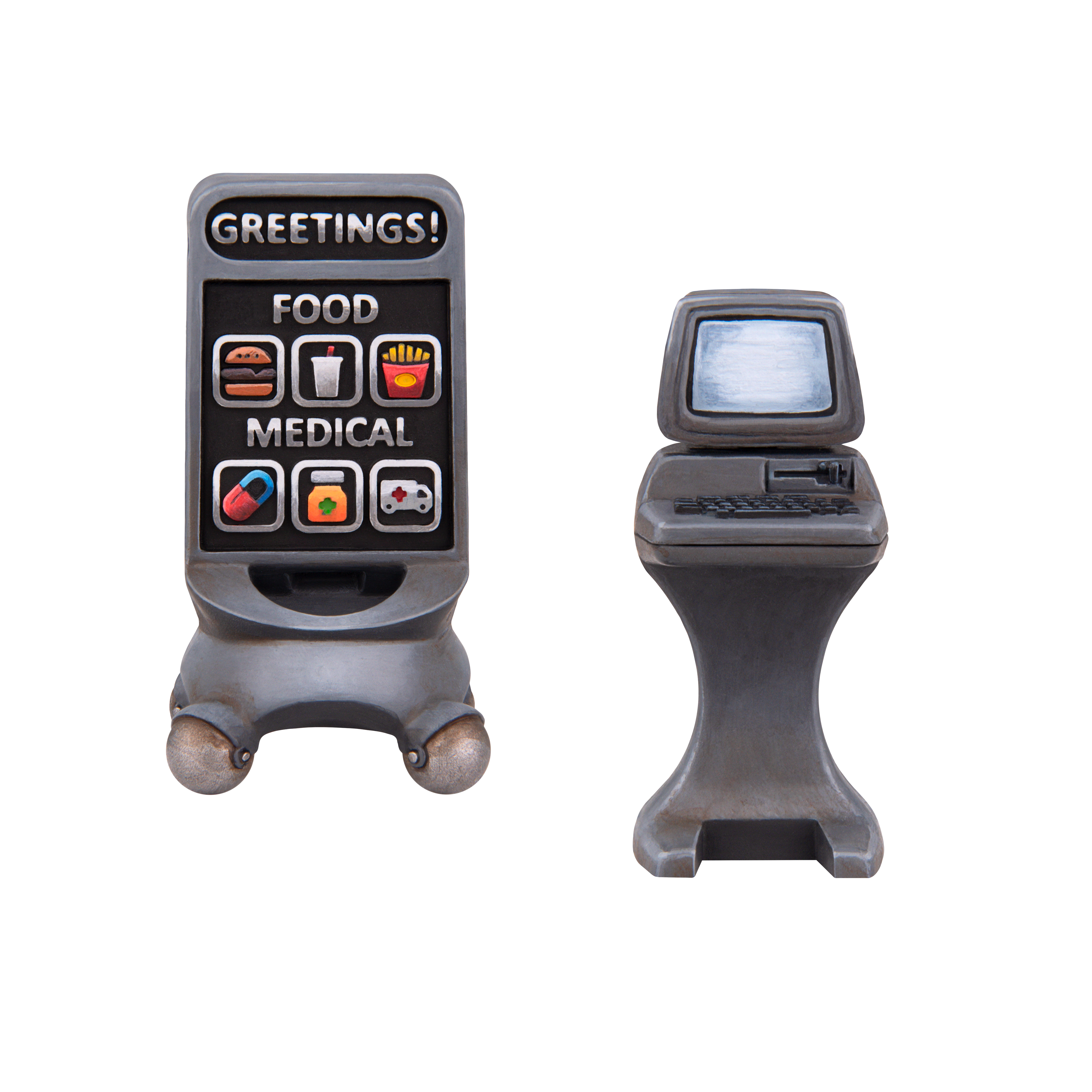 Paranoia Miniatures: Consoles and Vending Machine