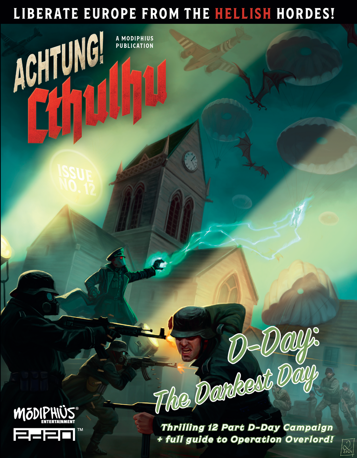 Achtung! Cthulhu 2d20 - D-Day: The Darkest Day Achtung! Cthulhu 2d20 - D-Day: The Darkest Day