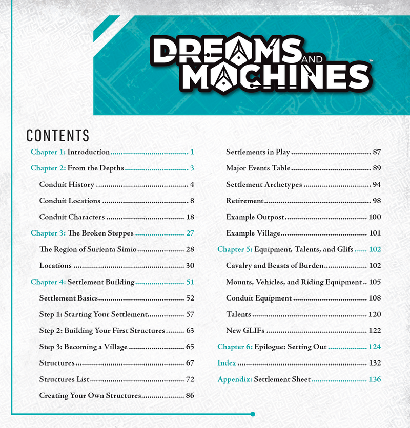 Dreams and Machines: Setting Guide - Broken Steppes