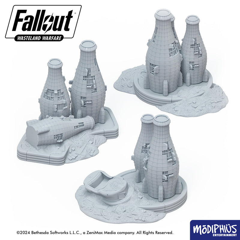 Fallout: Terrain - Print at Home - Cola-Cars Arena