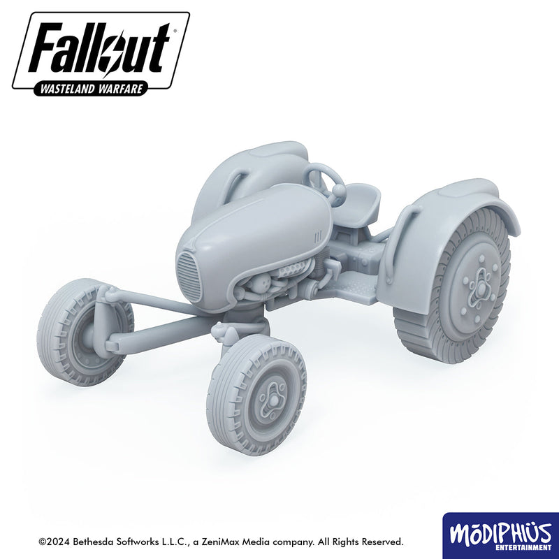 Fallout: Terrain - Print at Home - Industrial Vehicles (STL)