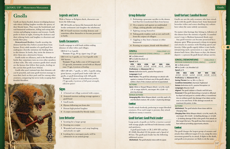 Level Up:  Advanced 5th Edition - Monstrous Menagerie