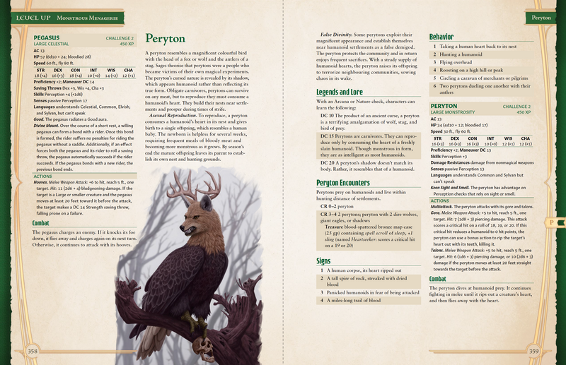 Level Up:  Advanced 5th Edition - Monstrous Menagerie