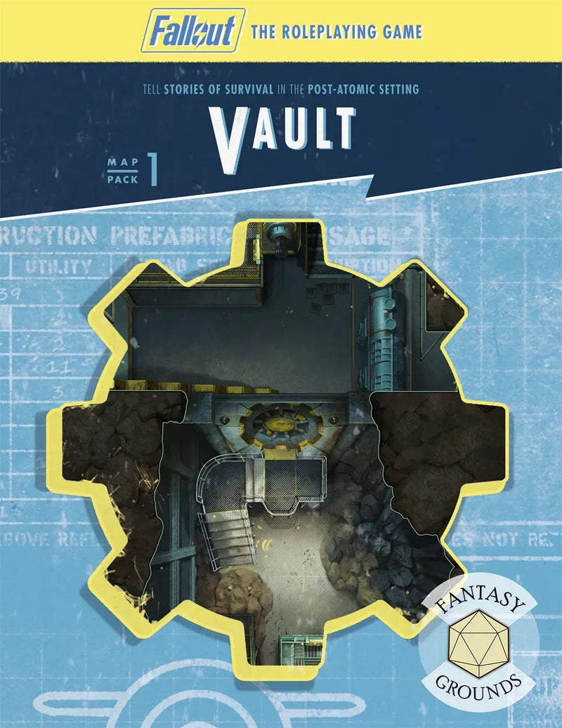 Fallout: The Roleplaying Game - Map Pack 1: Vault - Fantasy Grounds (VTT)