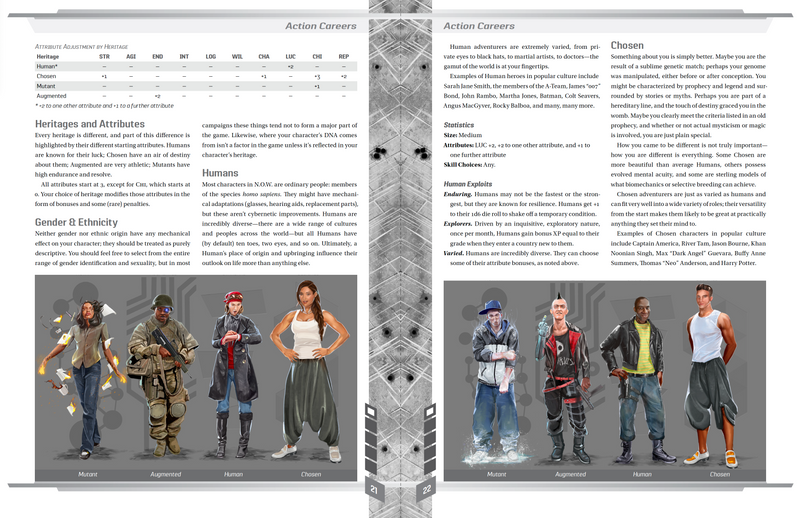 N.O.W. The Modern Action Roleplaying Game