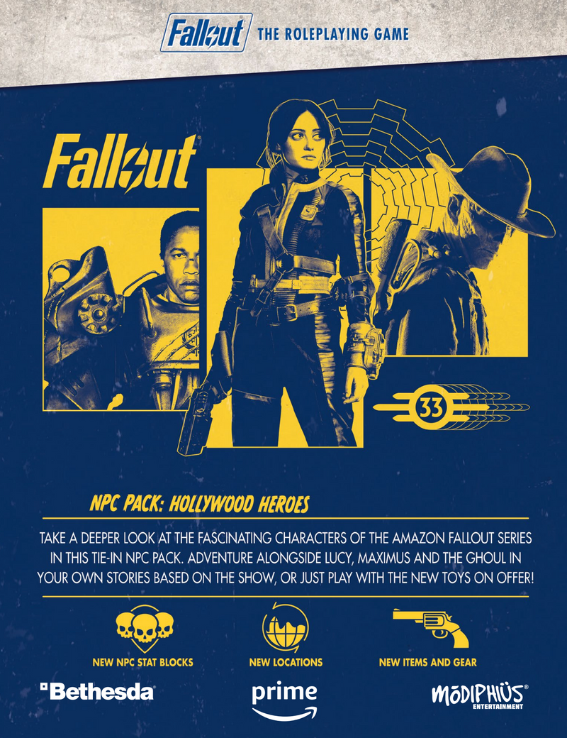 Fallout 2d20: NPC Pack - Hollywood Heroes (PDF)