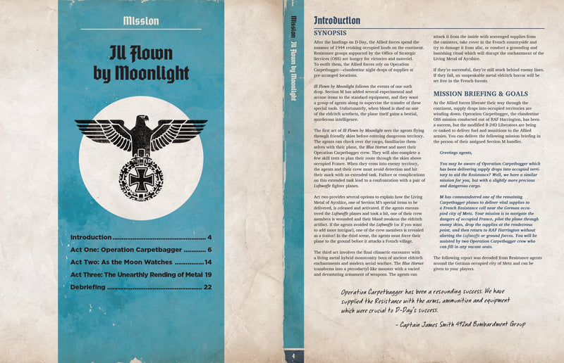 Achtung! Cthulhu 2d20 Ill Flown by Moonlight (PDF)