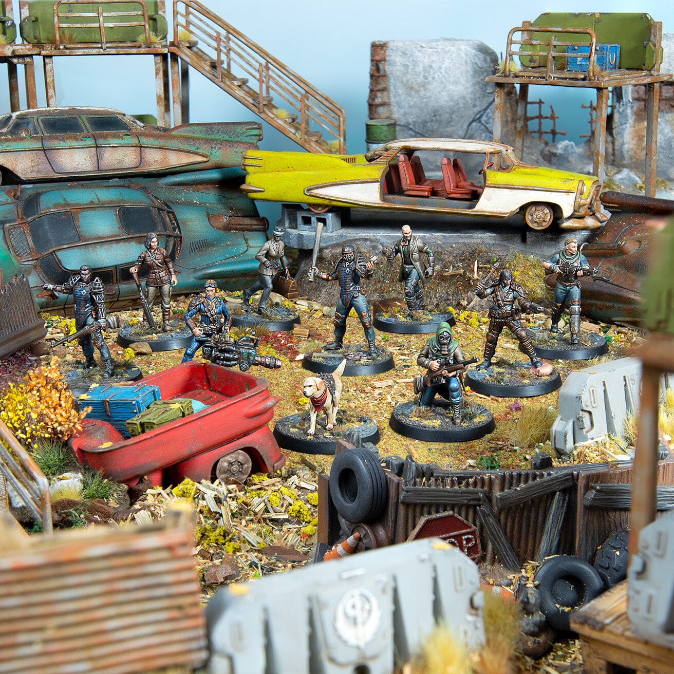 Fallout: Miniatures - Wasteland Survivors Core Set (Plastic)