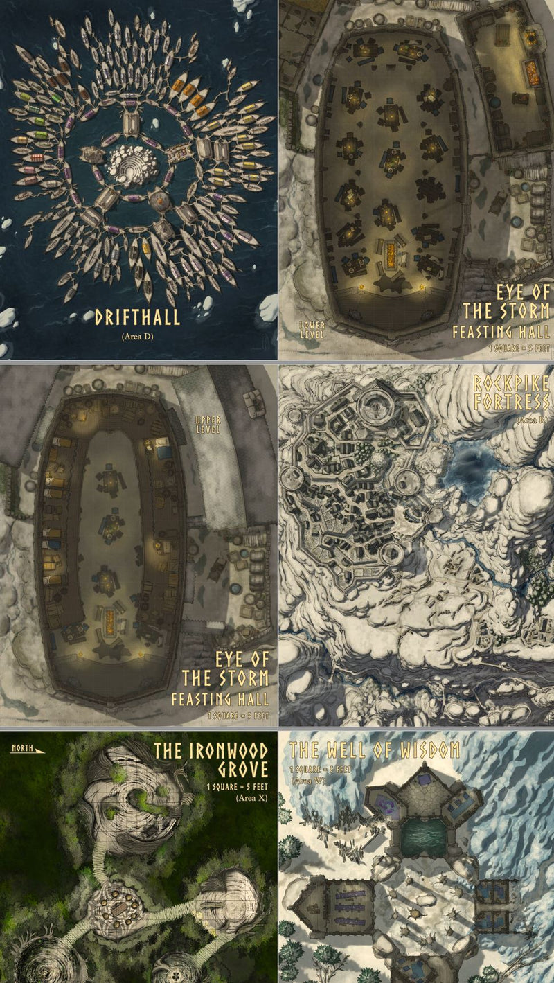 Raiders of the Serpent Sea: GM Screen & Maps (5E) (PDF)