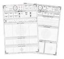 Illustrated Faeseeker's Character Sheet for Legends of Avallen - PDF Legends of Avallen Adder Stone Games 