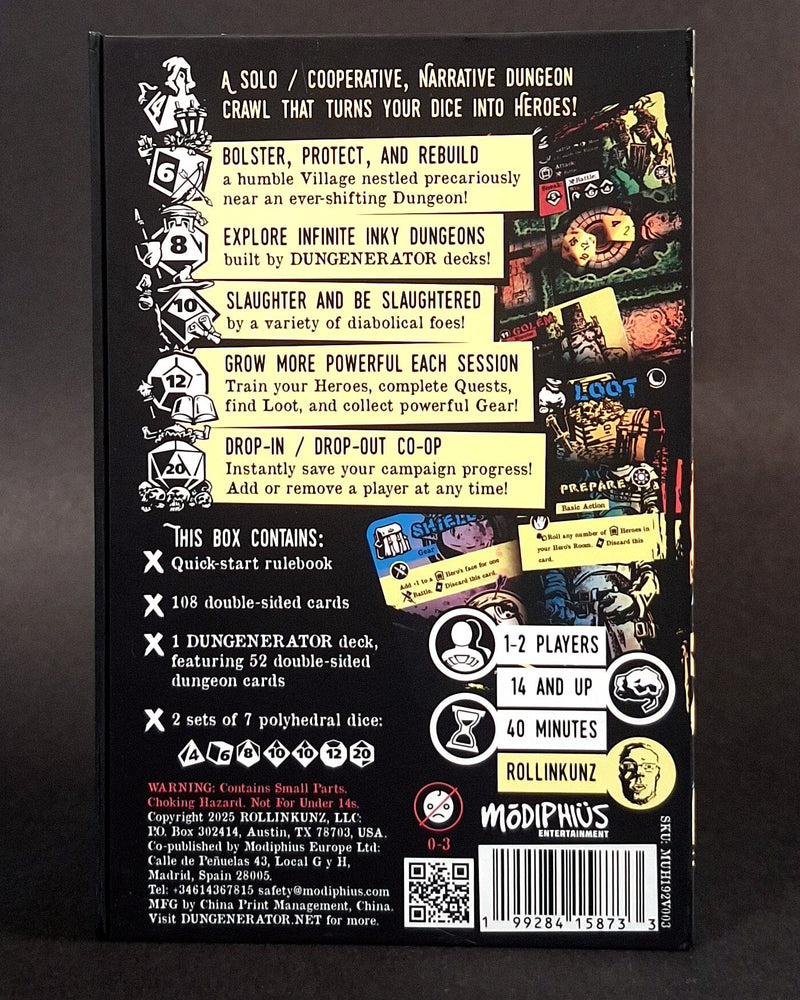 The DUNGENERATOR: DIE in a Dungeon The DUNGENERATOR ROLLINKUNZ 