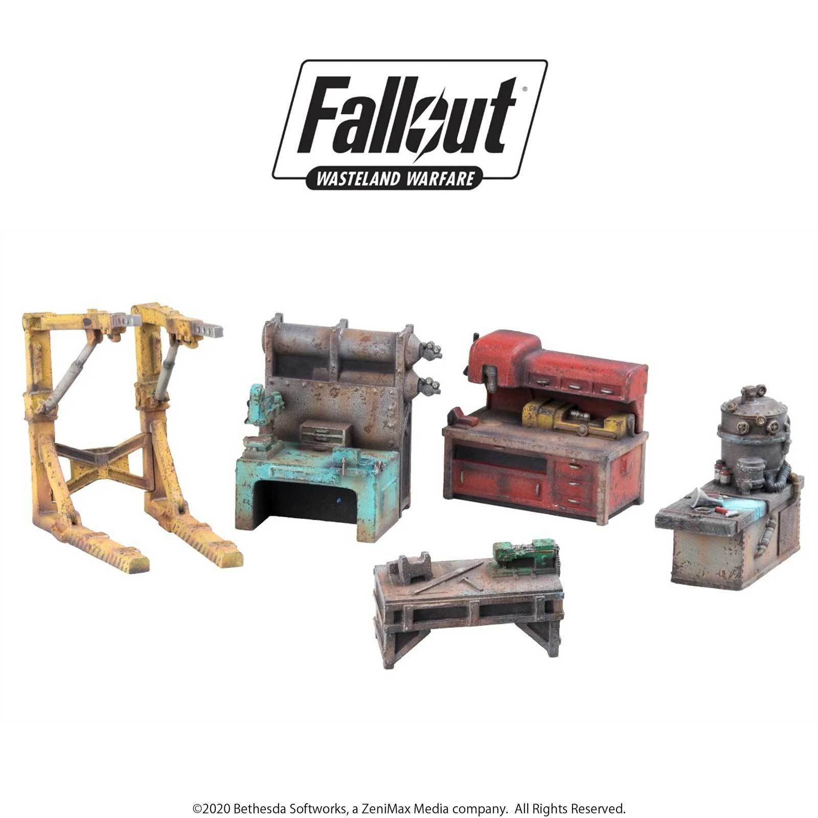 Fallout - Terrain Expansion Miniatures: Settlement Work Benches