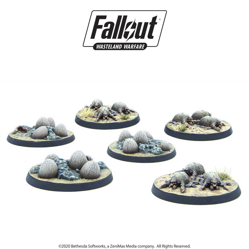 Fallout: Wasteland Warfare - Creatures: Mirelurk Hatchlings + Eggs