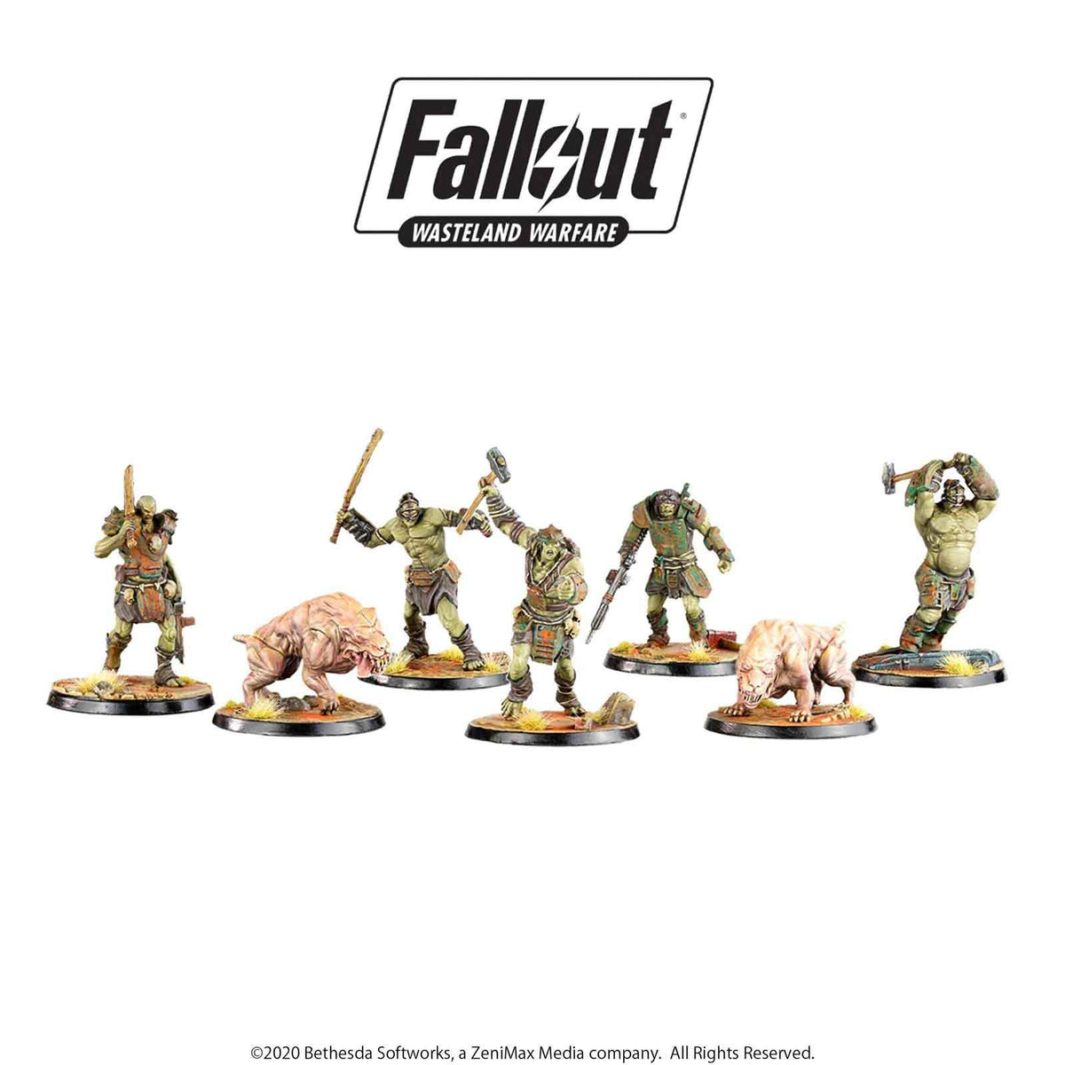 Fallout Wasteland Miniatures & Cards - Super Mutants Core Box