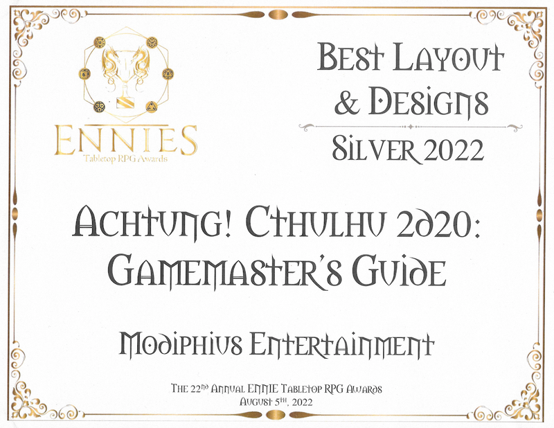 Achtung! Cthulhu 2d20: Gamemaster's Guide - PDF