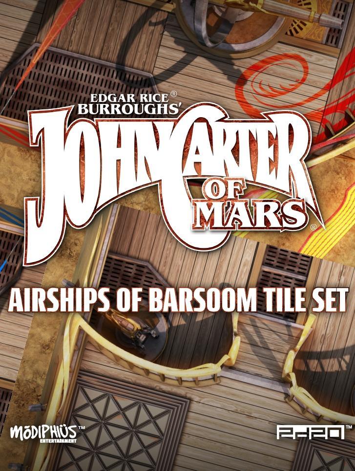 John Carter of Mars: Airships of Barsoom Tile Set - Modiphius Entertainment