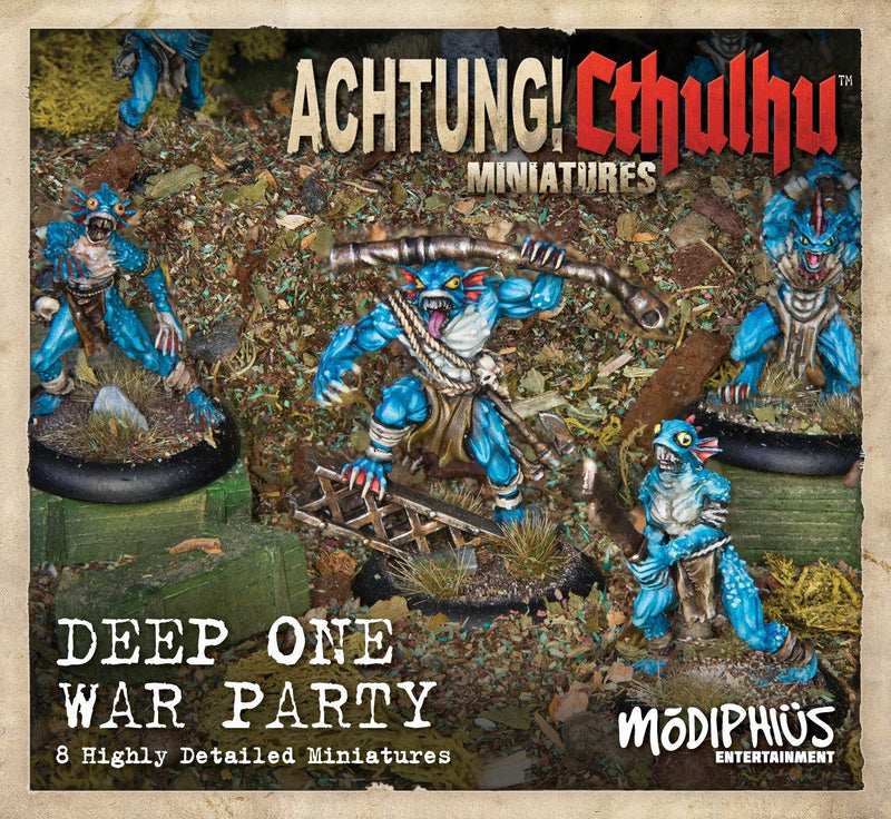 Achtung! Cthulhu Skirmish - Deep Ones War Party unit pack - Modiphius Entertainment
