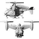 Fallout: Wasteland Warfare - Terrain Expansion: Parked Vertibird - STL