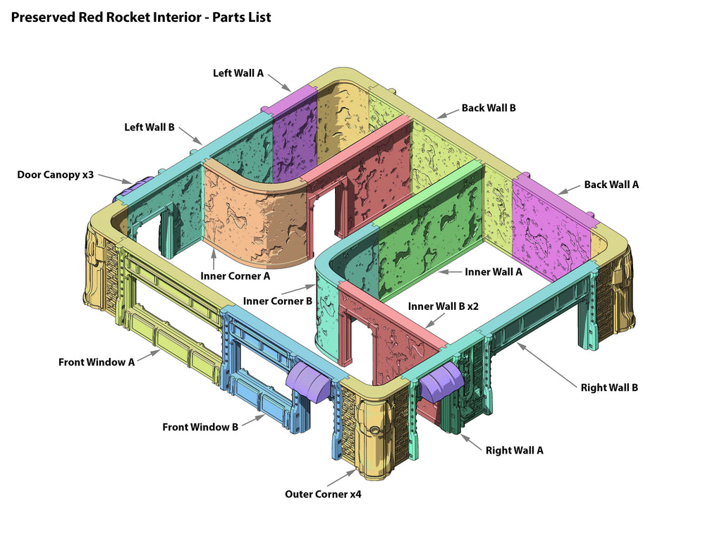 Red Rocket Base Design Fallout: Wasteland Warfare - Terrain Expansion: Preserved Red Rocket