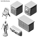 Fallout: Wasteland Warfare - Terrain Expansion:  Vault Interior Themed Dressing/Scatter STL
