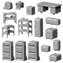 Fallout: Wasteland Warfare - Terrain Expansion: Vault Tec Office Bundle STL