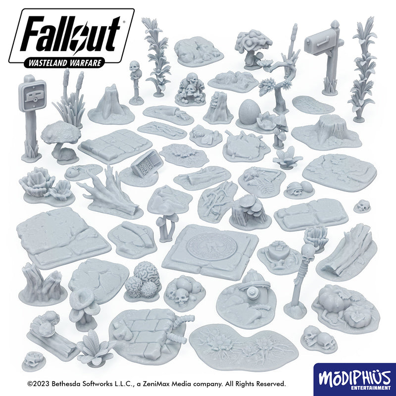 Fallout: Wasteland Warfare - Print at Home - Basing Greebles Bundle