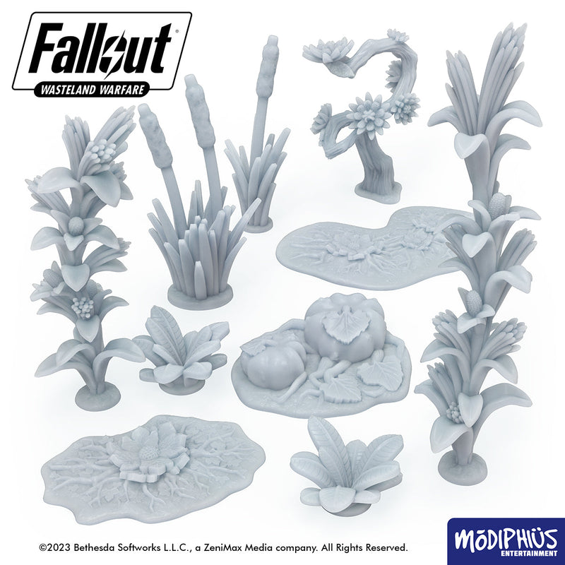 Fallout: Wasteland Warfare - Print at Home - Basing Greebles: Plants & Crops