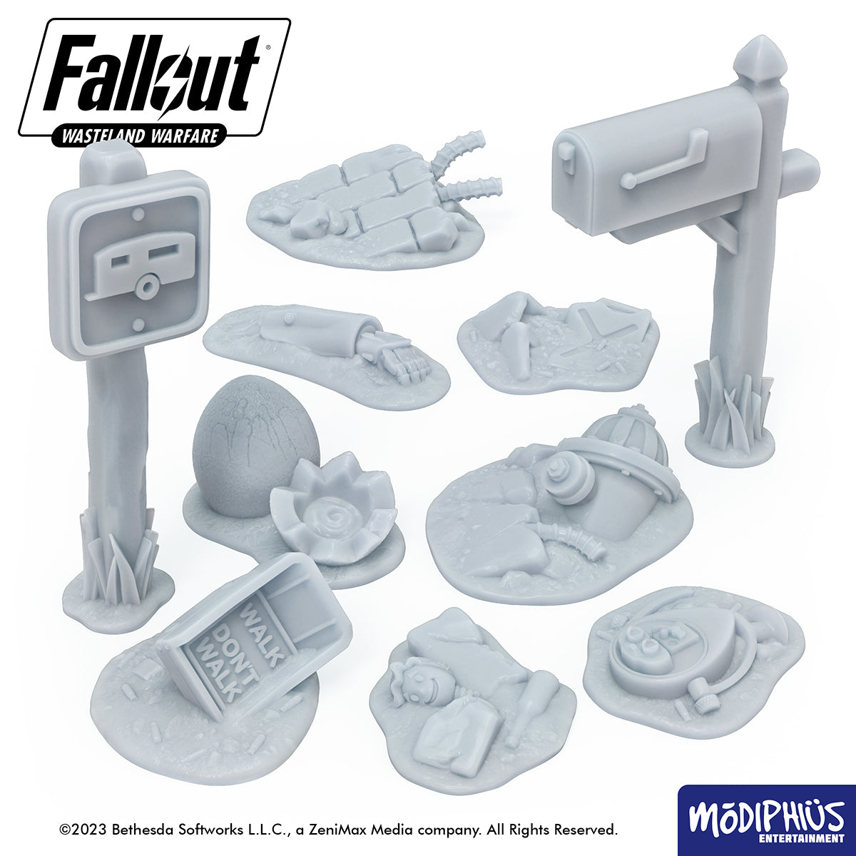 Fallout: Wasteland Warfare - Print at Home - Basing Greebles Bundle