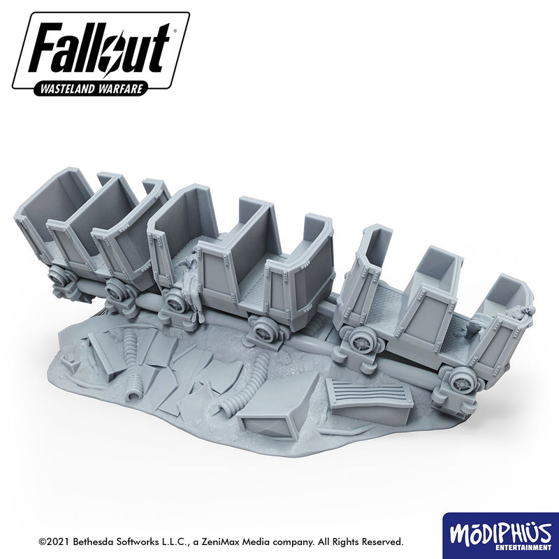 Fallout: Wasteland Warfare - Print at Home - Wrecked Rollercoaster