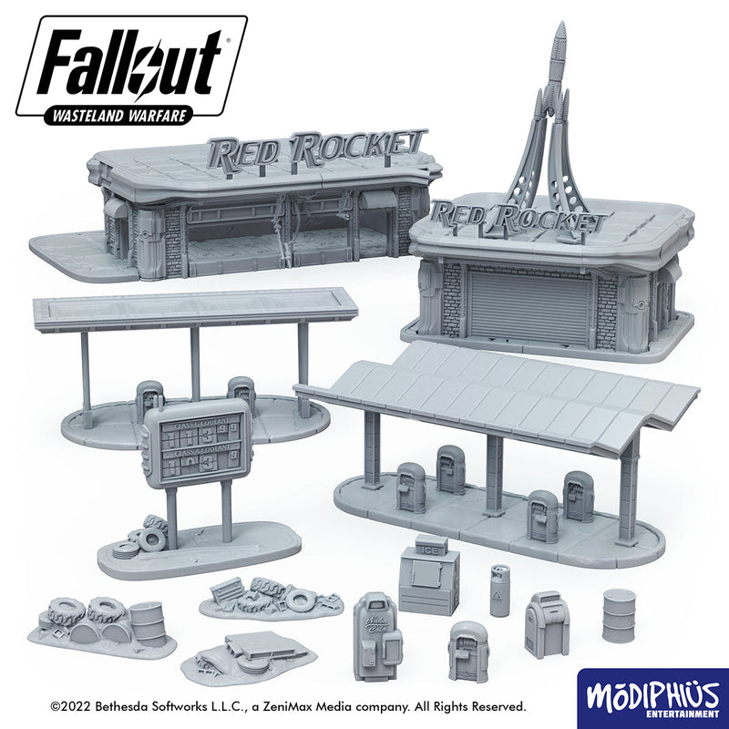 Fallout: Wasteland Warfare - Print at Home - Red Rocket Drive Thru