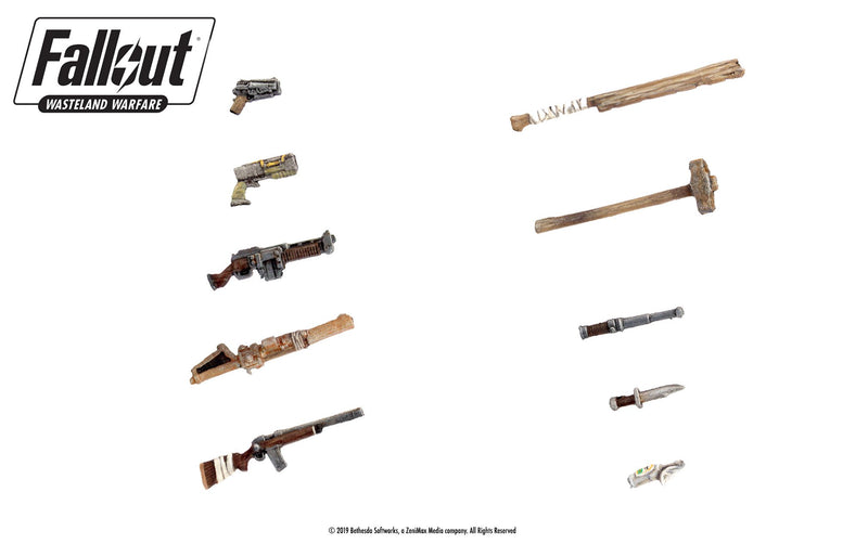 Fallout: Wasteland Warfare - Weapons Upgrade Pack - Modiphius Entertainment
