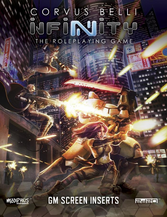 Infinity GM Screen + Code Infinity - PDF - Modiphius Entertainment