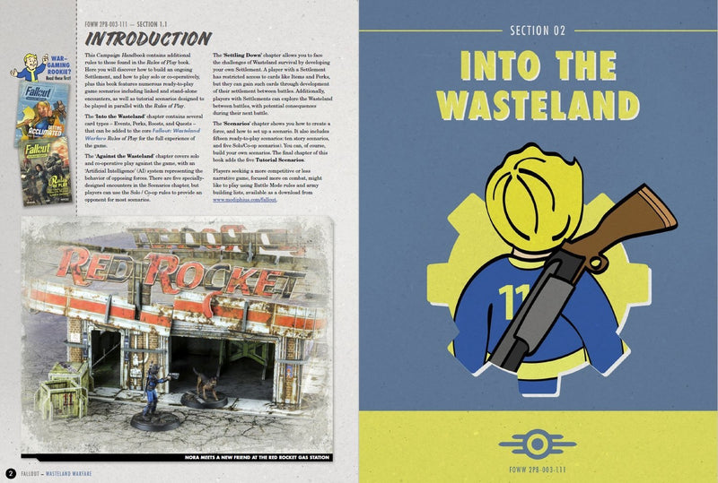 Fallout Pamphlet Fallout: Wasteland Warfare Campaign Book - PDF