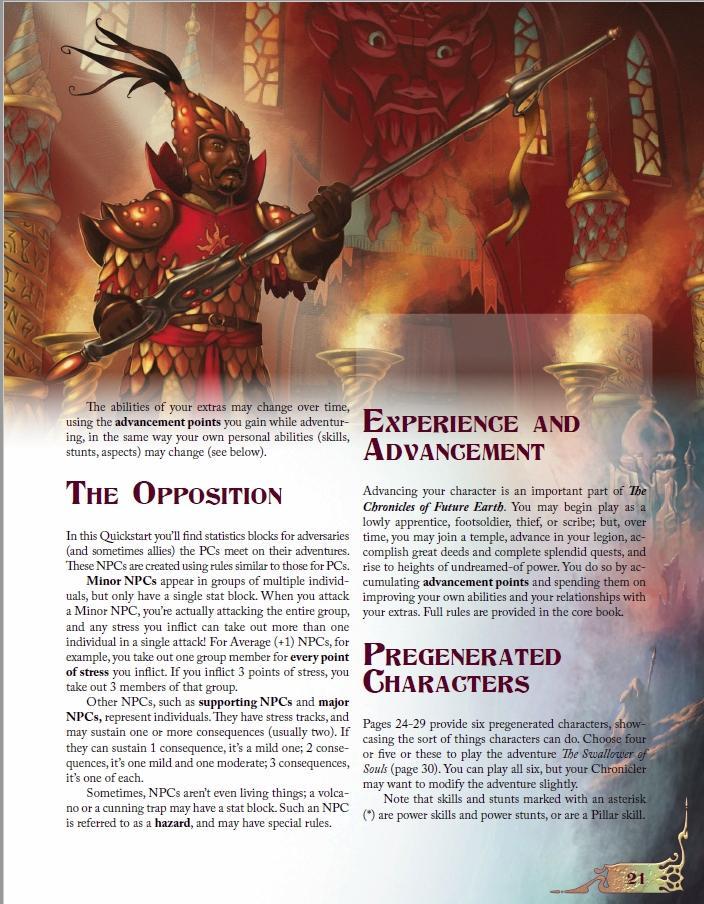 The Chronicles of Future Earth: The Swallower of Souls - Quickstart Adventure - PDF - Modiphius Entertainment