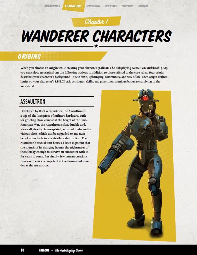 Fallout: The Roleplaying Game Wanderers Guide Book