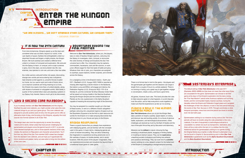 The Star Trek Adventures: Klingon Empire Core Rulebook is Available - The Gaming Gang The Star Trek Adventures: Klingon Empire Core Rulebook is Available - The Gaming Gang