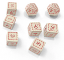 The One Ring White Dice Set