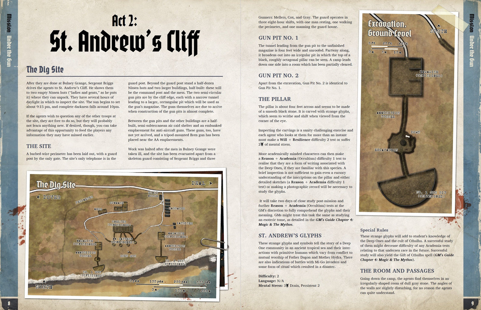 Achtung! Cthulhu 2d20: Under the Gun - PDF