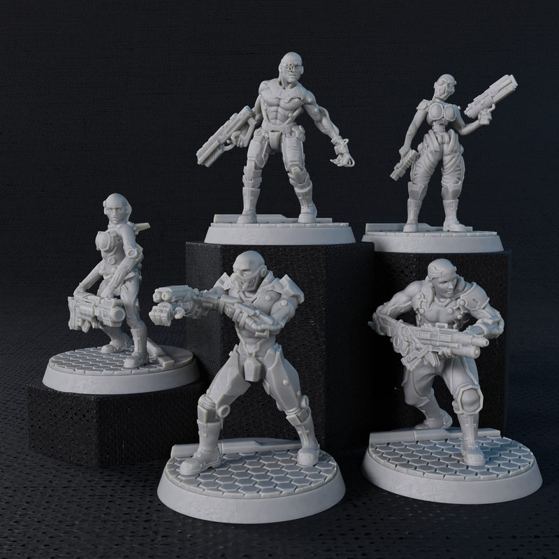 Five Parsecs From Home: Titan Forge Converted Bundle - STL