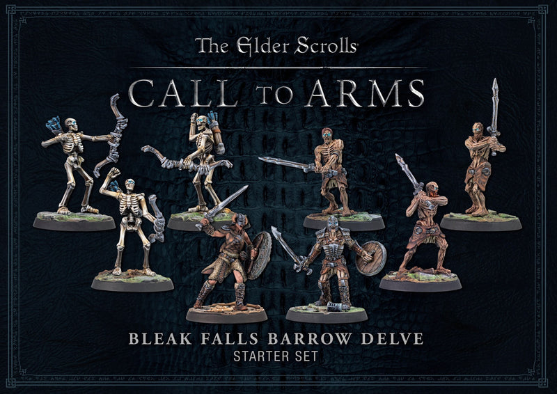 Elder Scrolls Bleak Falls Barrow Plastic Delve Set Elder Scrolls Call to Arms Modiphius Entertainment 