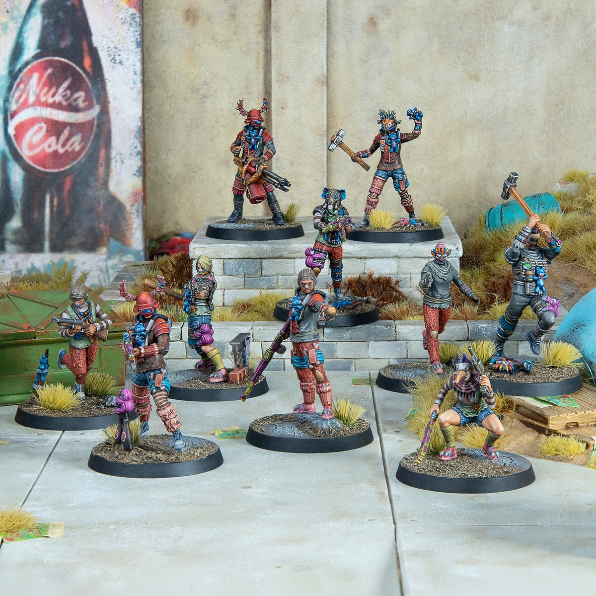 Fallout: Miniatures - Raiders: The Pack