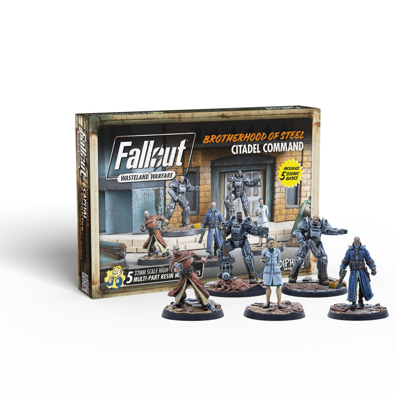 Fallout: Wasteland Warfare - Brotherhood of Steel: Citadel Command Fallout: Wasteland Warfare Modiphius Entertainment 