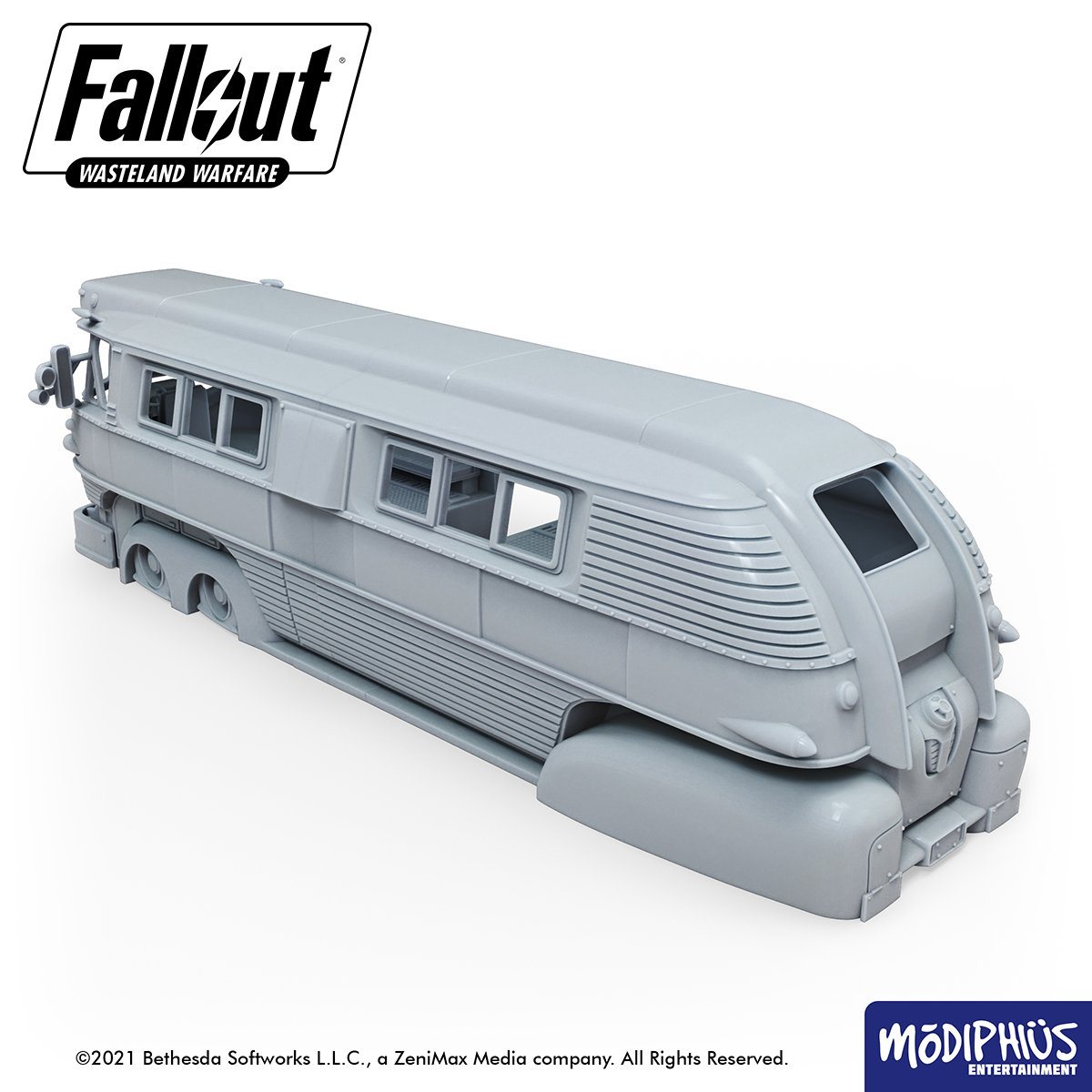 Fallout: Wasteland Warfare - Print at Home - Boston Bus STL