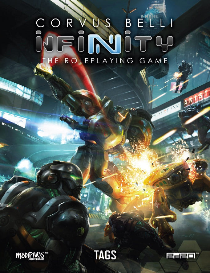 Infinity: Tactical Armoured Gears (Print) Infinity Modiphius Entertainment 