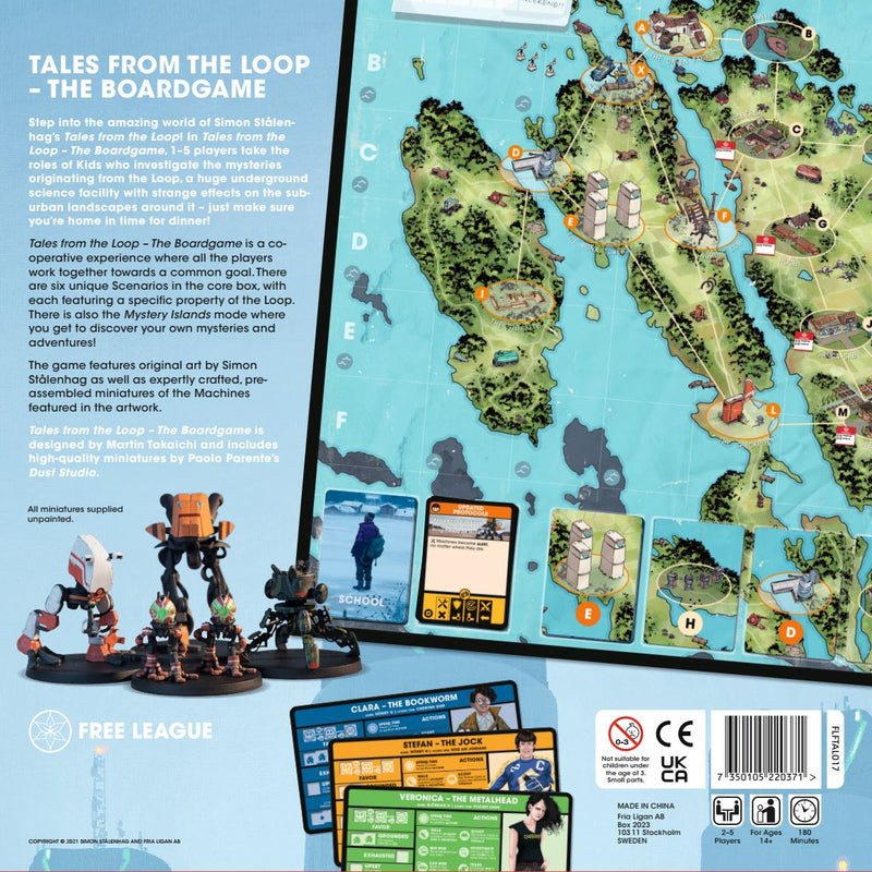 Tales From the Loop The Board Game Tales from the Loop Free League Publishing 