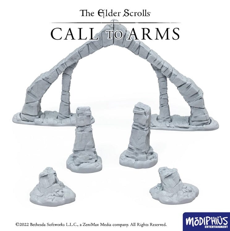 The Elder Scrolls: Call to Arms - Print at Home - Nord Tomb Arches The Elder Scrolls: Call to Arms Modiphius Entertainment 